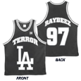 Terror LA Basketball Jersey (Black) (USA Import Vest)
