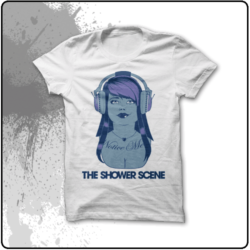 The Shower Scene - Notice Me (White)