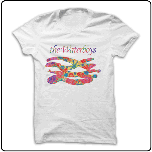 The Waterboys - Psychedelic Logo (White)
