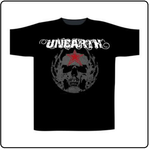 Unearth - Grey Skull
