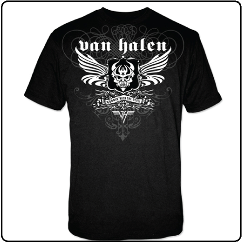 Van Halen - B&W Winged Devil