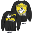 Old School Crew Neck Sweatshirt (Black) (USA Import Sweatshirt)