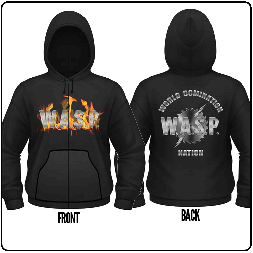 WASP - World Domination- zipped (Black)