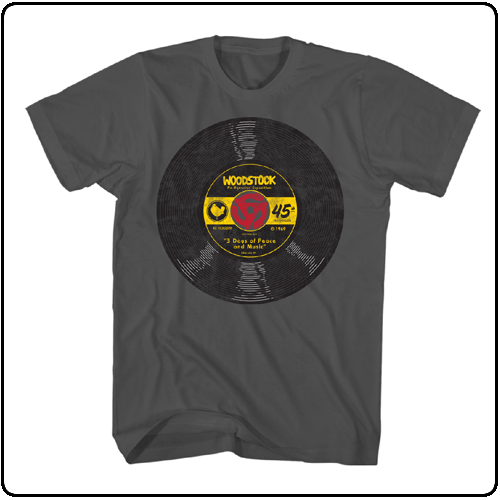Woodstock - Charcoal LP Logo