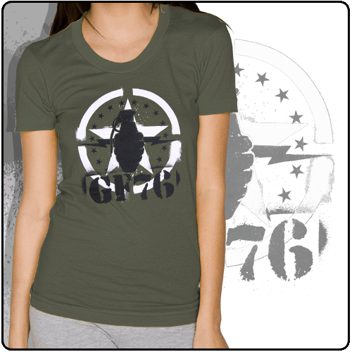 Wednesday 13 - Gunfire 76 SALE - Grenade (Girls Raw Edged)