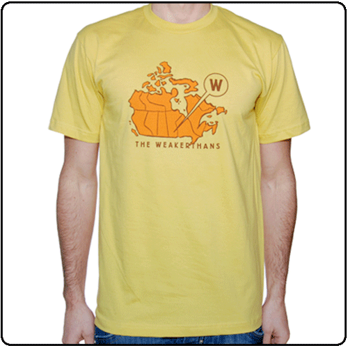 The Weakerthans - Canada Map