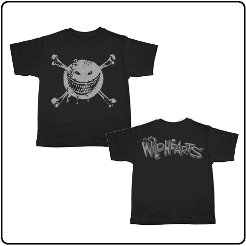 The Wildhearts - Silver Foil Smiley - Kids Tee