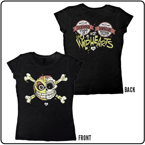 The Wildhearts - Download Smiley - Girls Tee