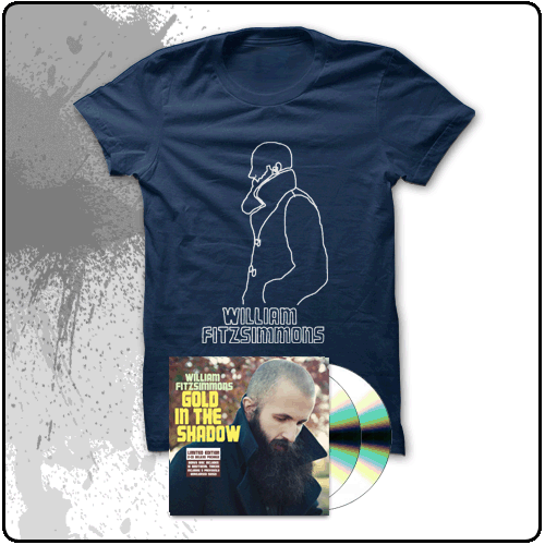 William Fitzsimmons - CD-Tshirt Bundle (Deluxe)