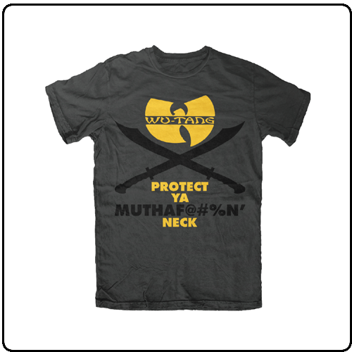 Wu-Tang Clan - Charcoal Protect Ya Mens Tee (XXL Only)