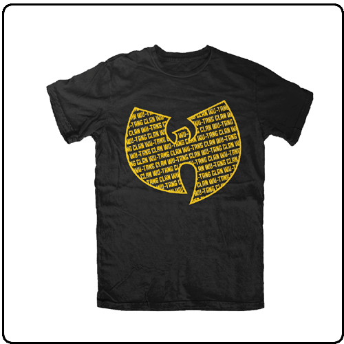 Wu-Tang Clan - Black Repeat Logo Mens Tee (XXL Only)