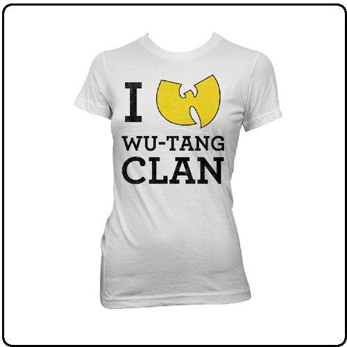 Wu-Tang Clan - White I Love Wu-Tang Clan Jrs Tissue Tee