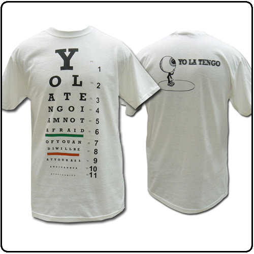 Yo La Tengo - Eye Chart (XXL Only)