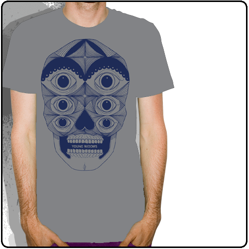 Young Widows - Art Skull One Color