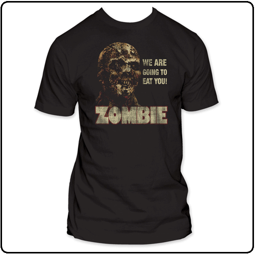 Zombi - We Are Going To Eat You Fitted Tee