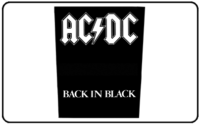 AC/DC - Back In Black (Backpatch)