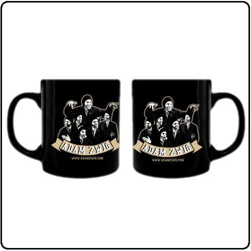 Adam Zwig - Psych Mug (white/gold)