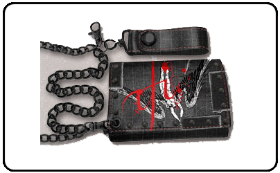 AFI - Trifold Chain - Falling Angel Chain Wallet