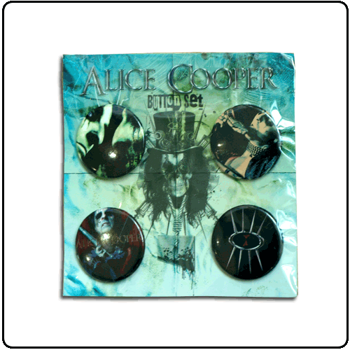 Alice Cooper - Badges (4 pack)
