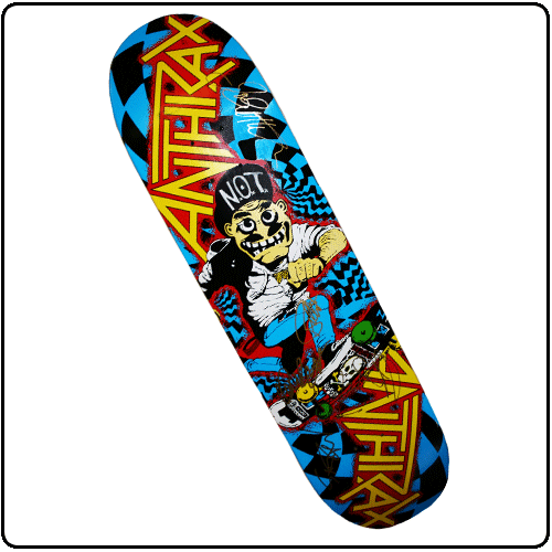 Anthrax - Exclusive Limited Edition Signed Skate Deck