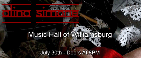 Alina Simone - Music Hall of Williamsburg - July 30th