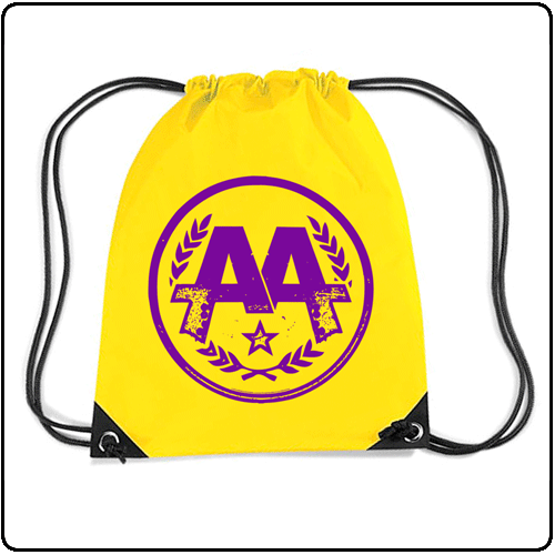 Asking Alexandria - Circle Logo (Yellow) Gym Bag