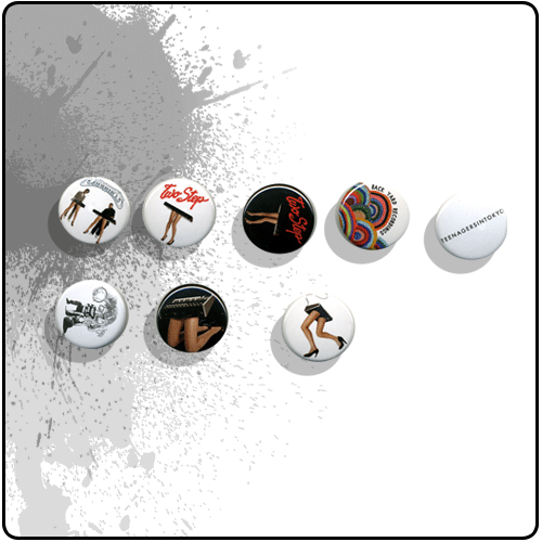 Back Yard Recordings - 4 Badge Set