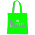 Beatles : Silver Drop T Logo (Green) (Eco-Shopper)