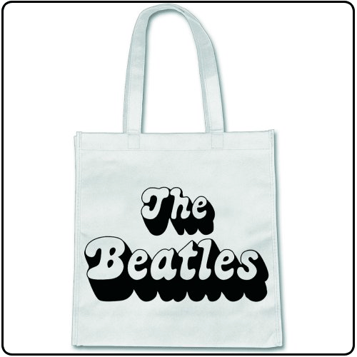 Beatles - 70's Logo (White) (Eco-Shopper)