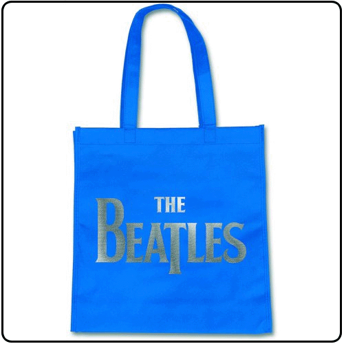 Beatles - Silver Drop T Logo (Blue) (Eco-Shopper)