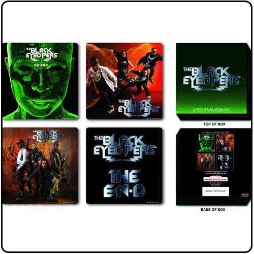 Black Eyed Peas - Mixed Designs (4 Piece Coaster Set)