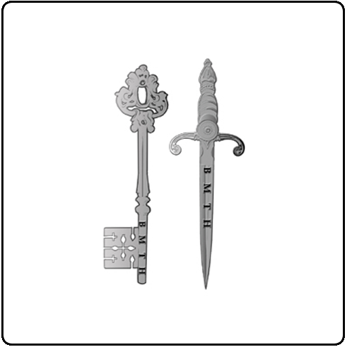 Bring Me the Horizon - Dagger Keychain