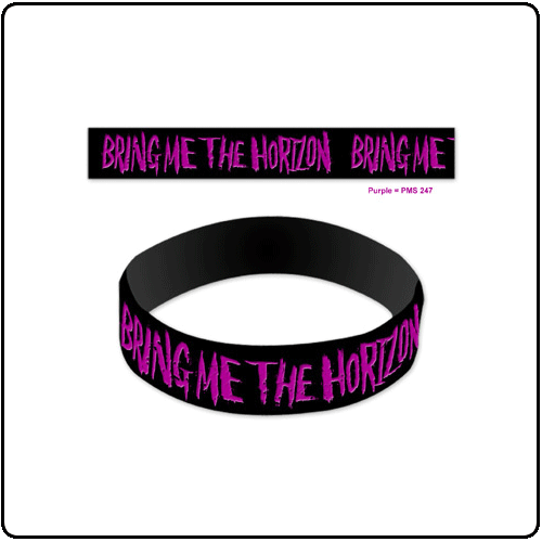 Bring Me the Horizon - Purple Wristband