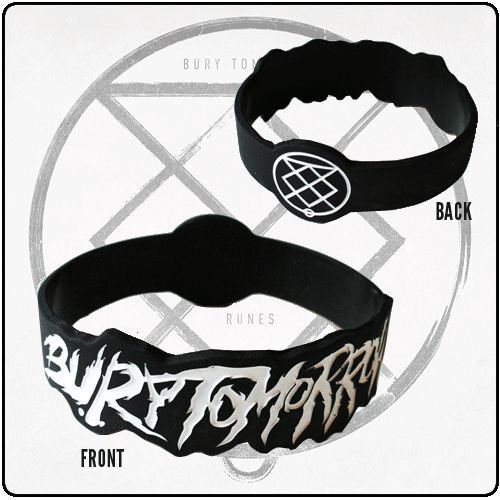 Bury Tomorrow - Runes die-cut wristband