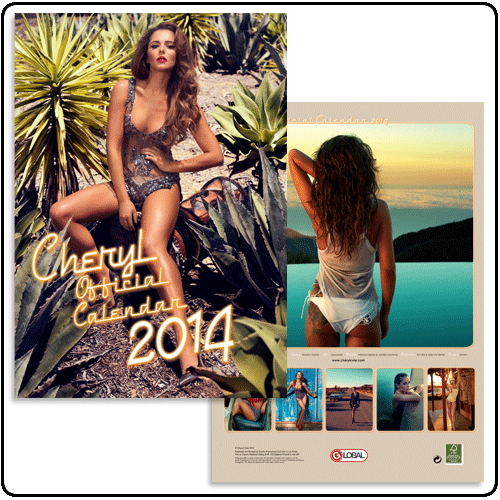 Cheryl Cole - A3 Offical 2014 Calender
