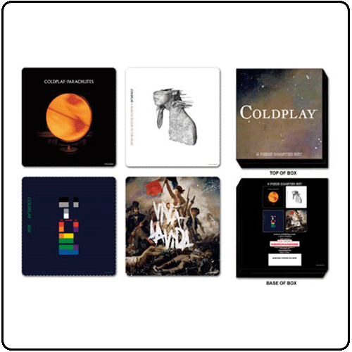 Coldplay - Set Of Four Coasters