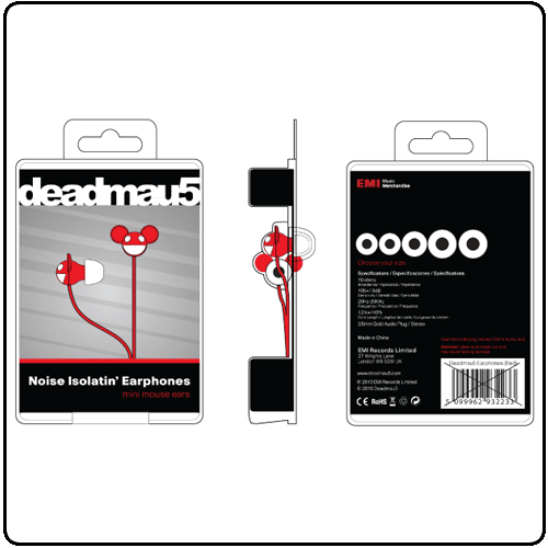 Deadmau5 - Red Ear buds