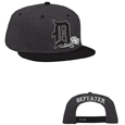 D Logo Snapback Hat (Charcoal/Black) (USA Import Cap)