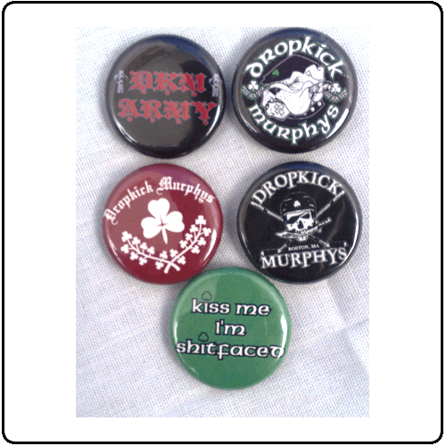 Dropkick Murphys - SALE ITEM Button Set