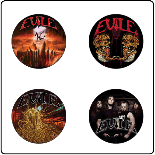Evile - Badge Set