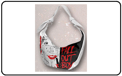 Fall Out Boy - White/Red Lady Bag