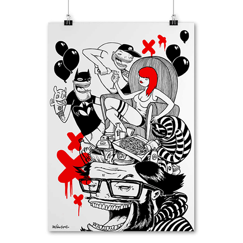 Front Magazine - Screen print: Kayleigh Mallen by Nate Trapnell