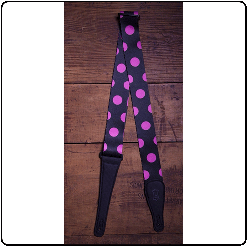 Fret12 - Josh Rand Custom Levy's Pink Spots Guitar Strap