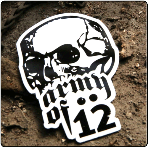 Fret12 - Army of 12 Sticker
