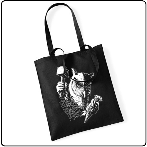Fearless Vampire Killers - Owl (Black Tote Bag)