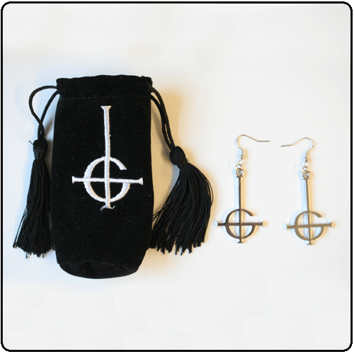 Ghost - Grucifix Earrings