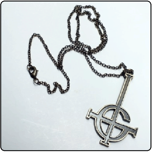Ghost - Brass Pendant Necklace