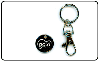 Gold Radio - Trolley Keyring