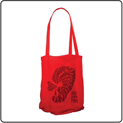 Handsome Furs - Tote Bamboo & Cotton Red