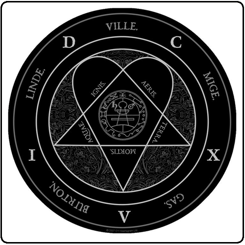 HIM - Ornate Heartagram Back patch PRE ORDER